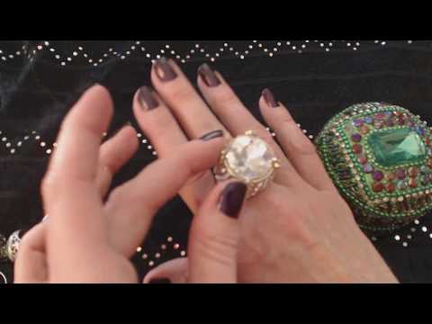 ASMR Jewelry ~ Ring Collection Show & Tell (Soft Spoken)