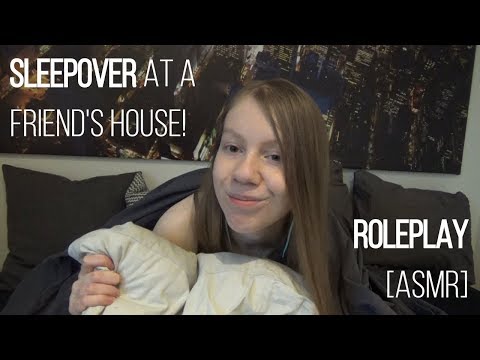 [ASMR] Sleepover Pajamas Party w/ a Friend Roleplay (Hair Brushing, Truth or Dare, Pillows & more!)