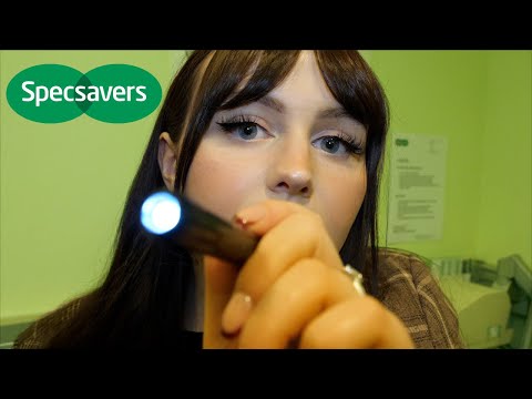 #Ad ASMR Eye Examination in a Real Opticians | Specsavers
