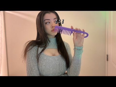 ASMR | Toxic Friend Plays With Your Hair In Class !