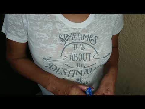ASMR No Bra - Nails Tapping Sounds (Transparent mesh blouse)