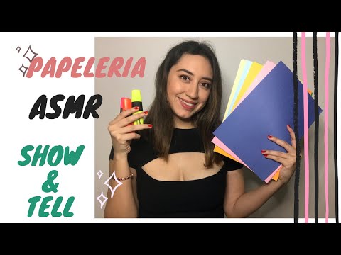 ASMR Español | Papelería Show and Tell