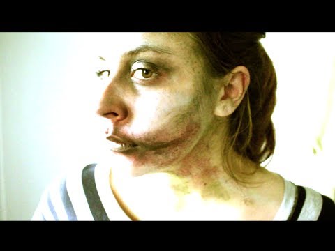 Relaxing Zombie Makeup Tutorial (WARNING: A FEW SECONDS OF SILLYNESS IN BEGINNING)