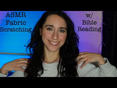 ASMR Fabric Sounds w/ Bible Reading of Mark~CHRISTIAN ASMR
