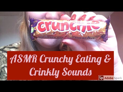 ASMR Crunchie Bar Eating (Honeycomb) - Crunchy eating sounds