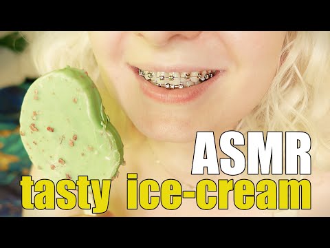 ASMR video: eating in BRACES
