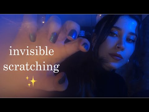 ASMR Invisible Scratching W/ Layered Inaudible Whispering