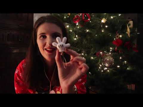 ASMR Christmas Tingles - Whispering about my Christmas Ornaments