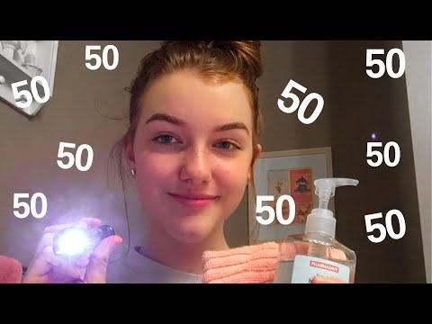 ASMR- 50 Triggers in 1 Minute