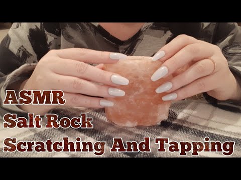 ASMR Salt Rock Scratching And Tapping