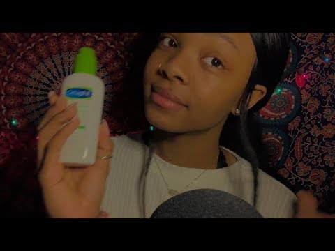 ASMR skin care routine *updated* + personal attention to objects + close tingly whisper
