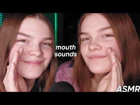 ASMR with twin | fast layered mouths sounds and snapping 😋