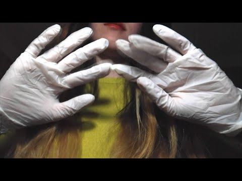 ASMR All About The Gloves 1/5 Special: White Medical Rubber Gloves & Hand Movements (No Talking)