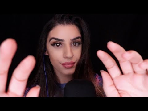 ASMR | Very Tingly Slow Face Touching and Soft Mouth Sounds (TkTk, Kisses)