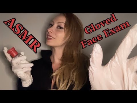 ASMR Gloved Face Examination | Treatment | Massage with Whispers