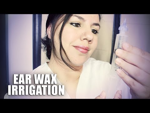 ASMR Earwax Irrigation 👂EAR CLEANING ROLE PLAY👂