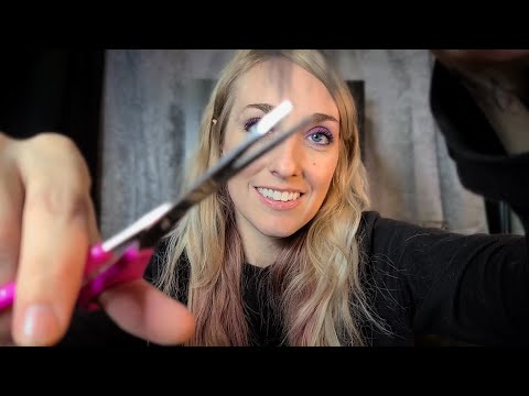 ASMR | Helping You Relax/ Fall Asleep With Hair Brushing and Hair Cutting 💇‍♀️