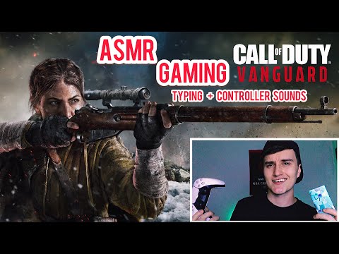 ASMR Gaming Call Of Duty Vanguard Gameplay (controller + typing sounds)