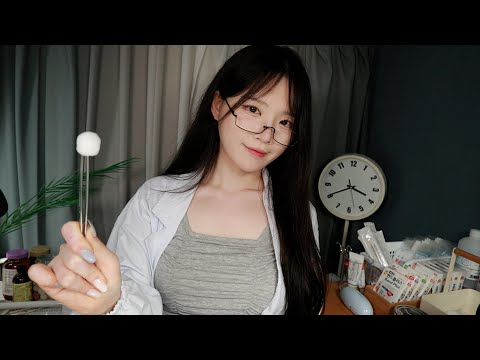 ASMR(Sub✔) 학교 보건실에서 잠들기3💊(상처치료 상황극) school nurse RP 3