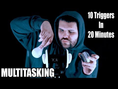 ASMR Multitasking 10 Triggers In 20 Minutes