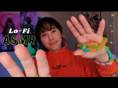 Lo-fi ASMR with lots of Hand sounds 👐🏻 up close TINGLY Portrait