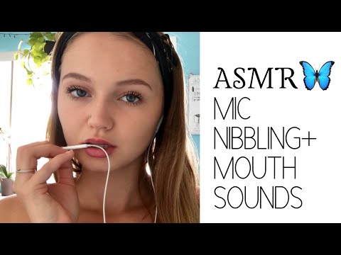 ASMR mic nibbling and mouth sounds