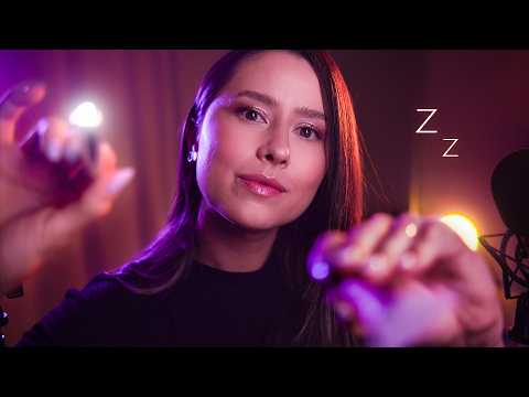 ASMR Gentle Triggers for Sleep 😴 Visual triggers, mouth sounds, tapping, light triggers, +