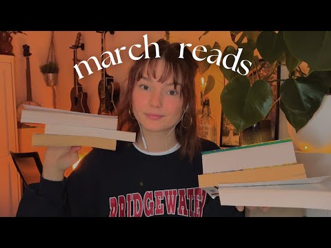 ASMR books I read in march (and also january) (whispered, tapping)