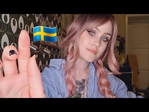 Svensk Asmr🇸🇪 Hjälper dig att somna😴 Random triggers