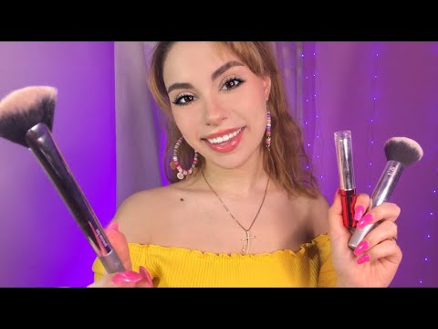 ASMR Fast & Aggressive MAKEUP Application 💄 Personal Attention, Doing your Makeup, Layered Sounds