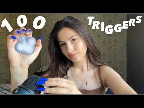 ASMR 100 FAST TRIGGERS FOR FAST ASLEEP 🤫NO TALKING 🌪️