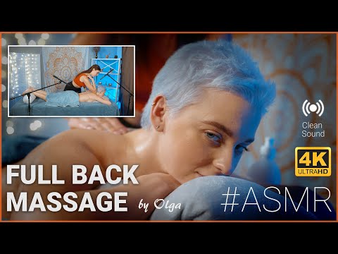 Full Back Massage by Olga #asmr  #massage  #unintentionalasmr