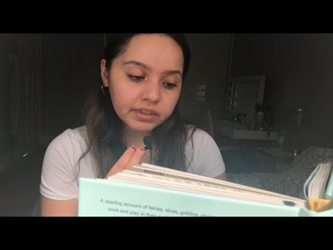 ASMR reading tingly fairy stories w mouth sounds/inaudible