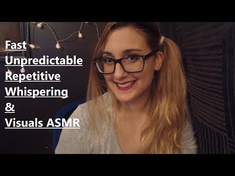 Unpredictable Repetitive Intense CLOSE-UP Whispering, Mouth Sounds & Visuals ASMR