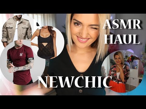 ASMR HAUL para DORMIR | ROPA PARA CHICO Y CHICA NEWCHIC (Try-on, tapping , 3DIO)