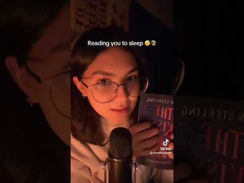 ASMR reading you to sleep📚😴 spooky book edition ( #asmr #asmrbook #asmrreadingyoutosleep)