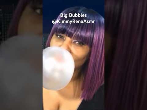 Blowing Big Bubbles! #shorts #asmrsounds