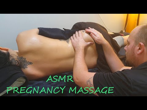 [ASMR] Relaxing Pregnancy Massage - Easing Pain & Anxiety [No Talking][No Music][Massage Sounds]