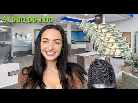 [ASMR] Opening Your Millionaire Bank Account RP
