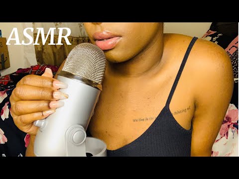 ASMR Wet Mouth Sounds + Spoolie Nibbling (EXTRA Tingles)