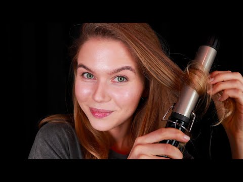 [ASMR] Hair Stylist Lizi Curling Your Hair RP, Personal Attention