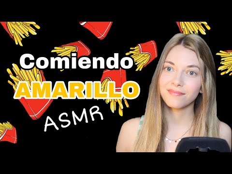 ASMR | Comiendo AMARILLO | Love ASMR | An Muñoz