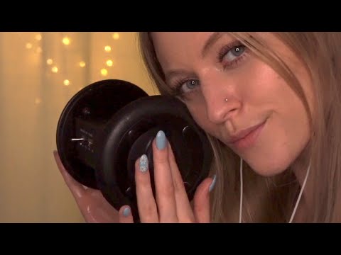 ASMR Most calming and relaxing ear massage, cupping, breathing, blowing - dark and perfect for sleep