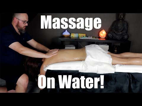 [ASMR] Back Massage On Water - Perfect to Lull You to Sleep [No Talking][No Music]