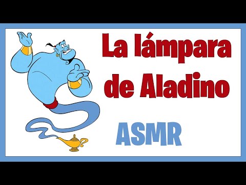 ASMR TASCAM🧞‍♂️Lectura susurrada/whispered reading✨Cuento infantil para dormir💤La lámpara de Aladino