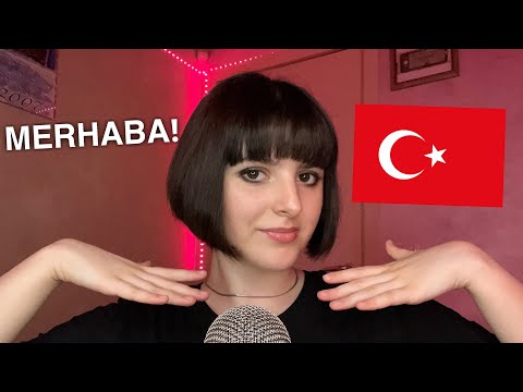 ASMR Teaching You Basic Turkish 🇹🇷 (Sana temel türkçe öğretirim) PT. 2