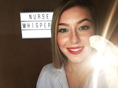 ASMR Nurse Whispers Role Play | Personal Attention, Whispered, Light Triggers,Tapping & Latex Gloves