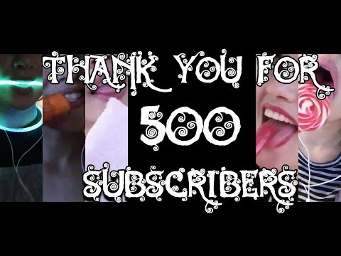 [ASMR] 500 SUBSCRIBERS SPECIAL | KISSING ~ LICKING ~ EATING