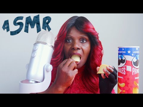 4th Of July Limited Edition Pringles ASMR Eating Sounds