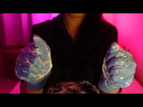 ASMR | Hands, Gloves and Lotion Sounds (HD, Slow, No Talking) *best with earphone/headphone*